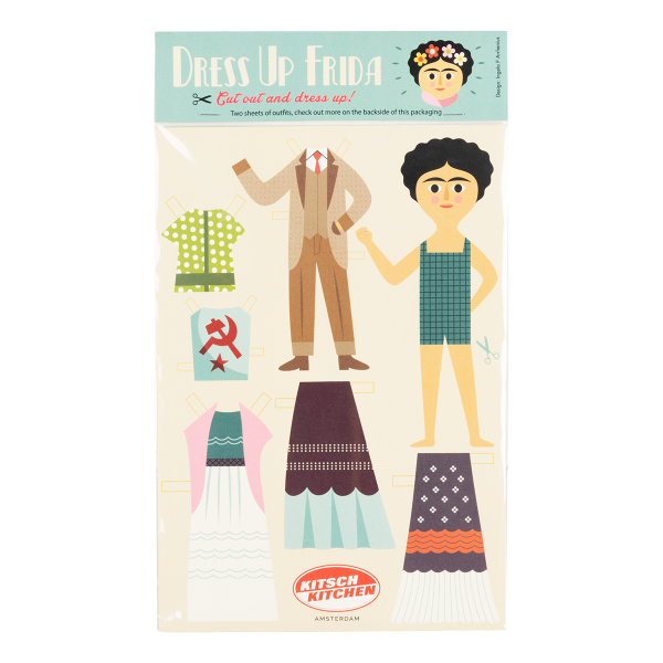 Kitsch Kitchen - Dress up Frida Paper Doll