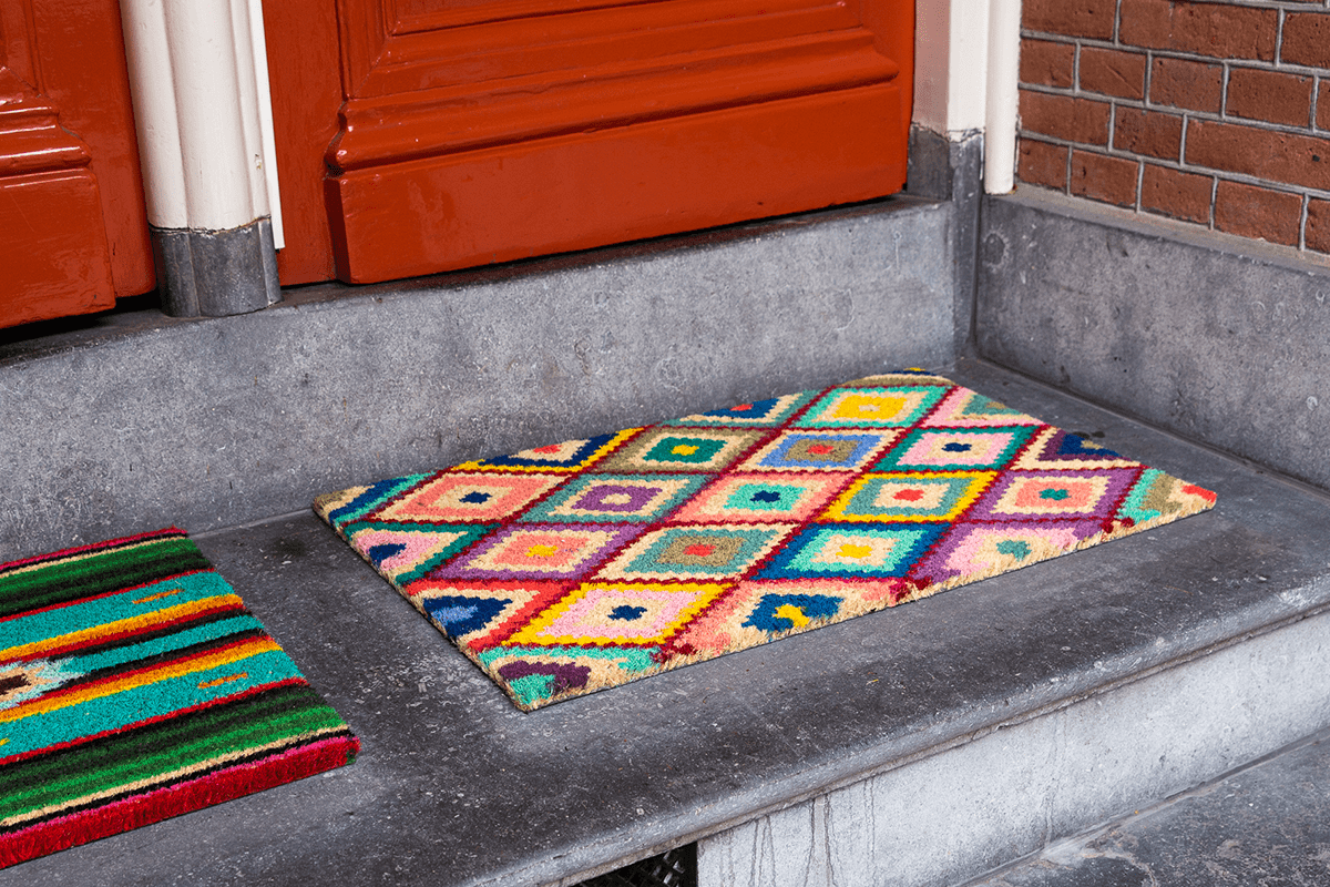 Kokosmat Kelim Deurmat Binnen Kitsch Kitchen